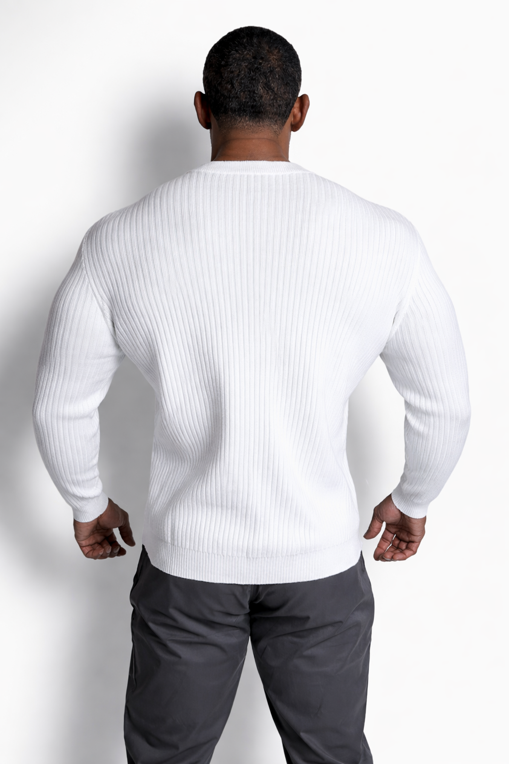 Classic Henley Sweater - Cream