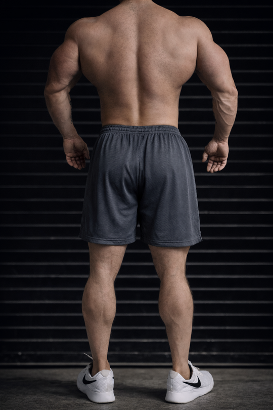 Athletic Mesh Shorts - Storm Gray
