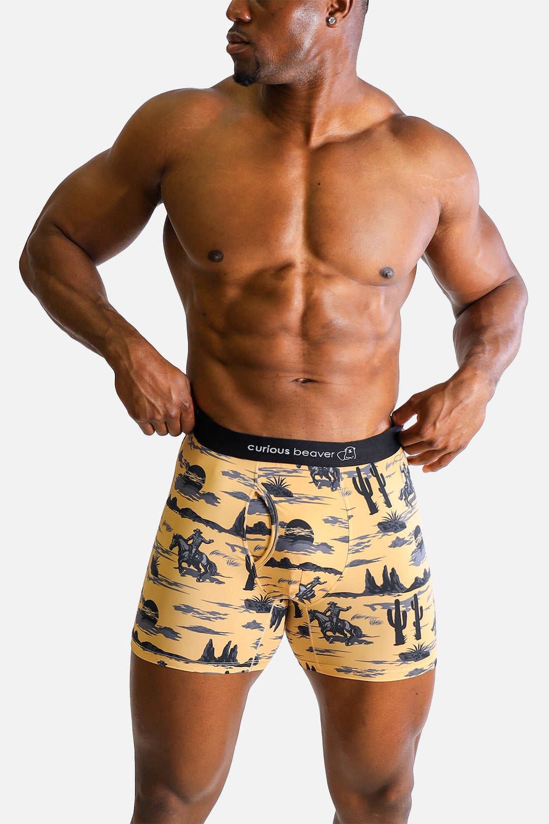 Men's Boxer Briefs - Wild West
