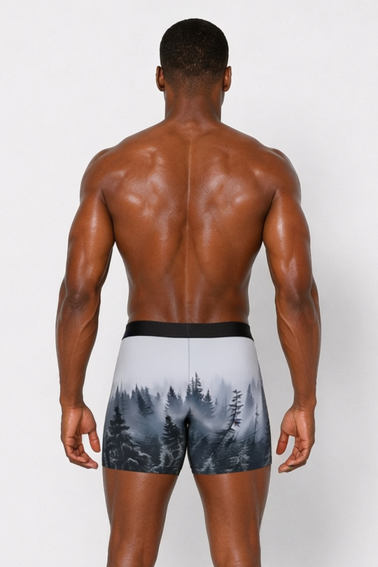 Men's Boxer Briefs - Forest