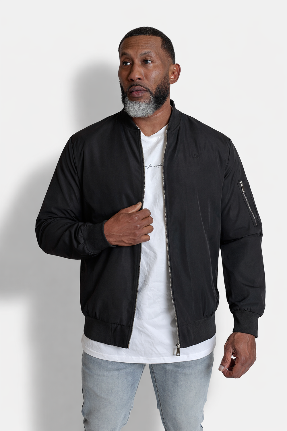 Northbound Water Resistant Bomber Jacket - Black