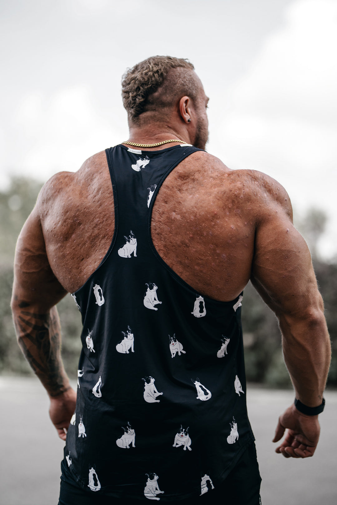 Graphic Muscle Stringer - Bulldogs