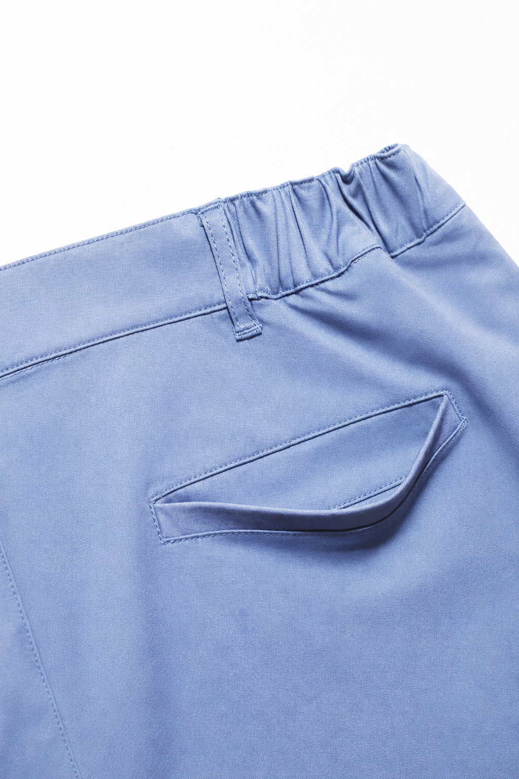 Flex Waist Chino Shorts - Light Blue