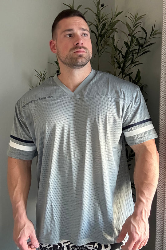 Jed North Warrior V-Neck Jersey - Gray