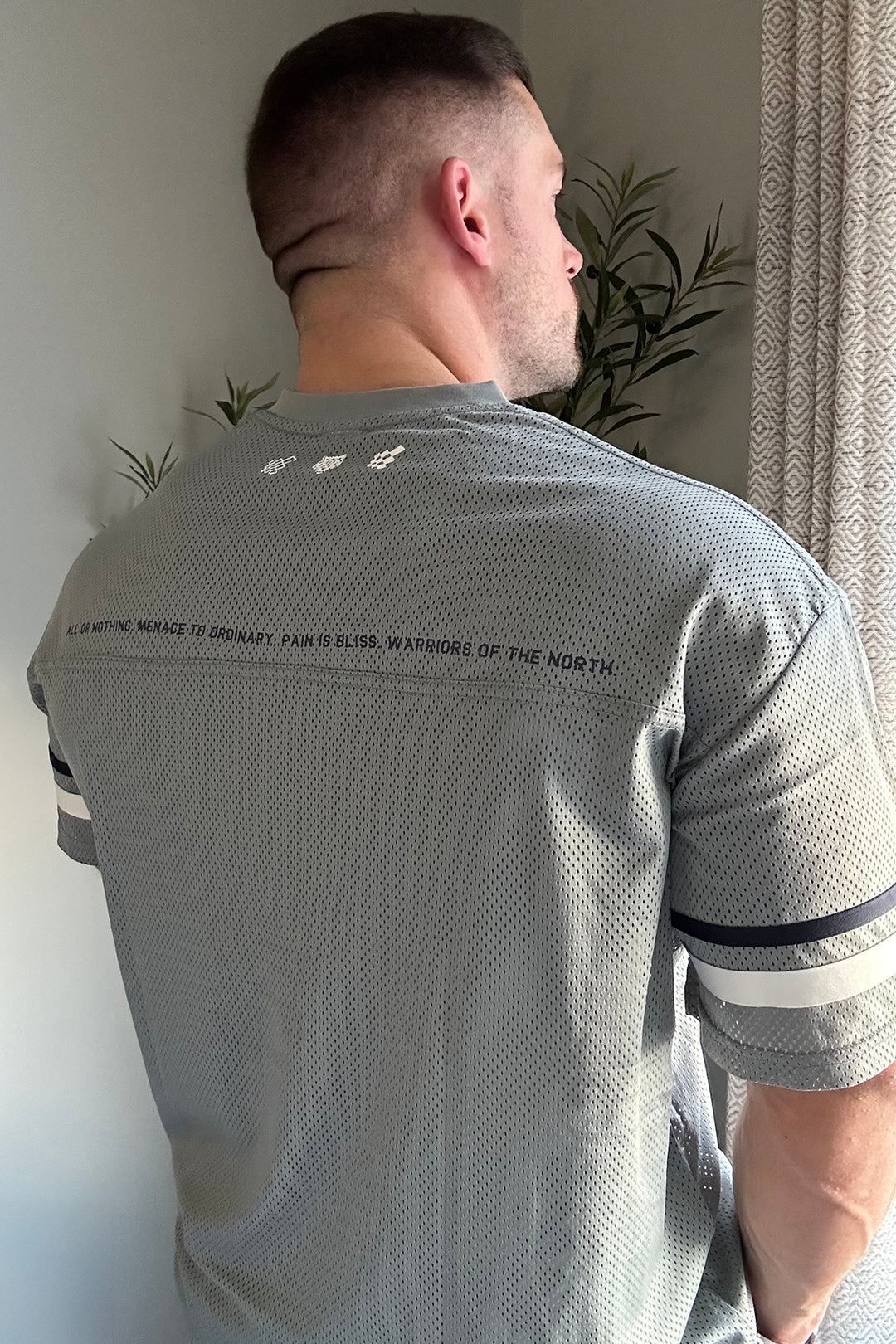 Jed North Warrior V-Neck Jersey - Gray