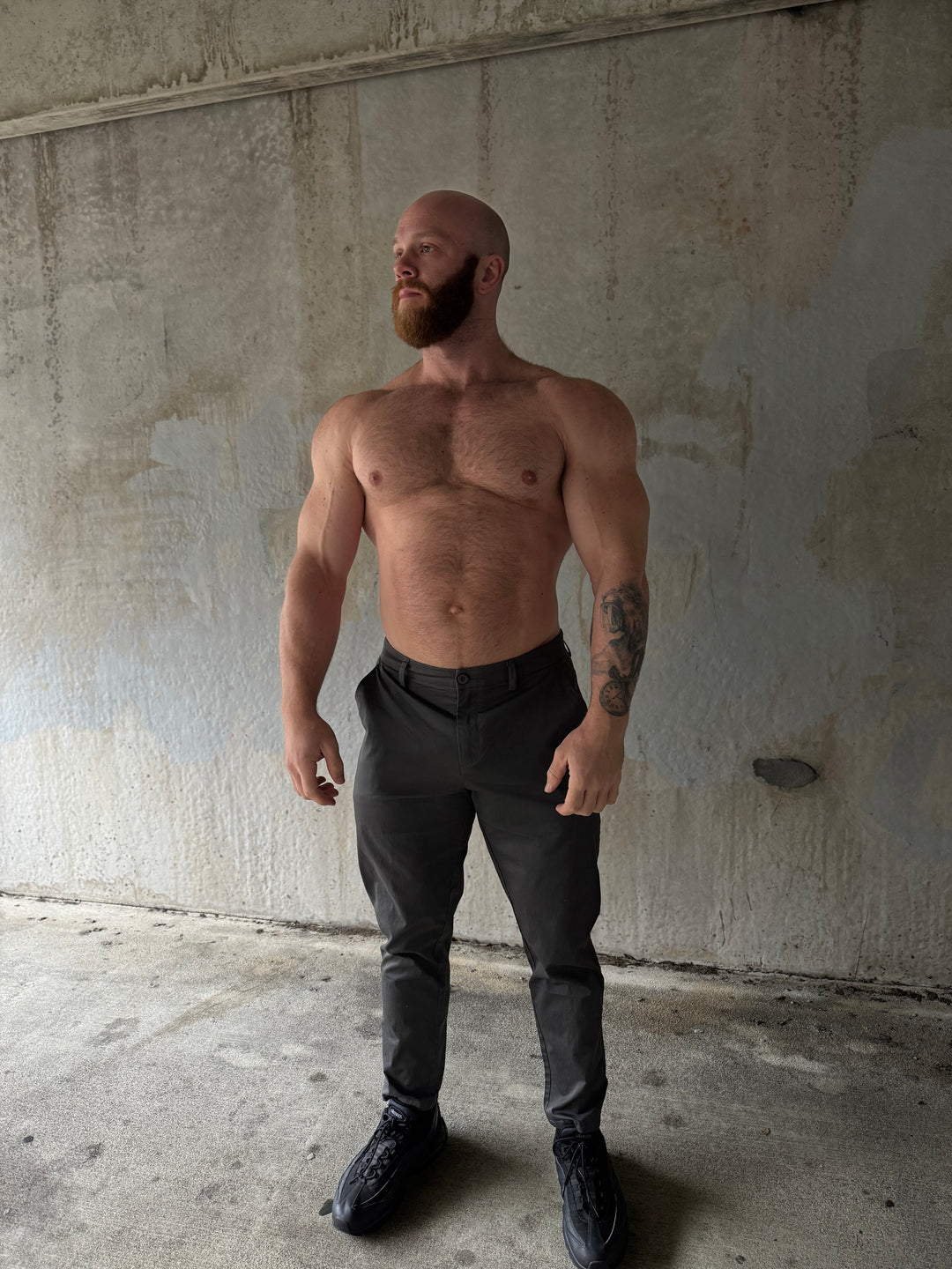 Smart Casual Chino Pants - Dark Gray