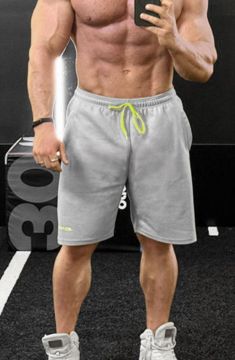 Men's Pro Mesh Shorts 8" - Light Gray