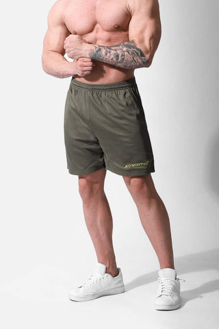 Jersey Mesh Shorts 7.5" - Olive