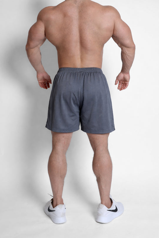 Athletic Mesh Shorts - Storm Gray