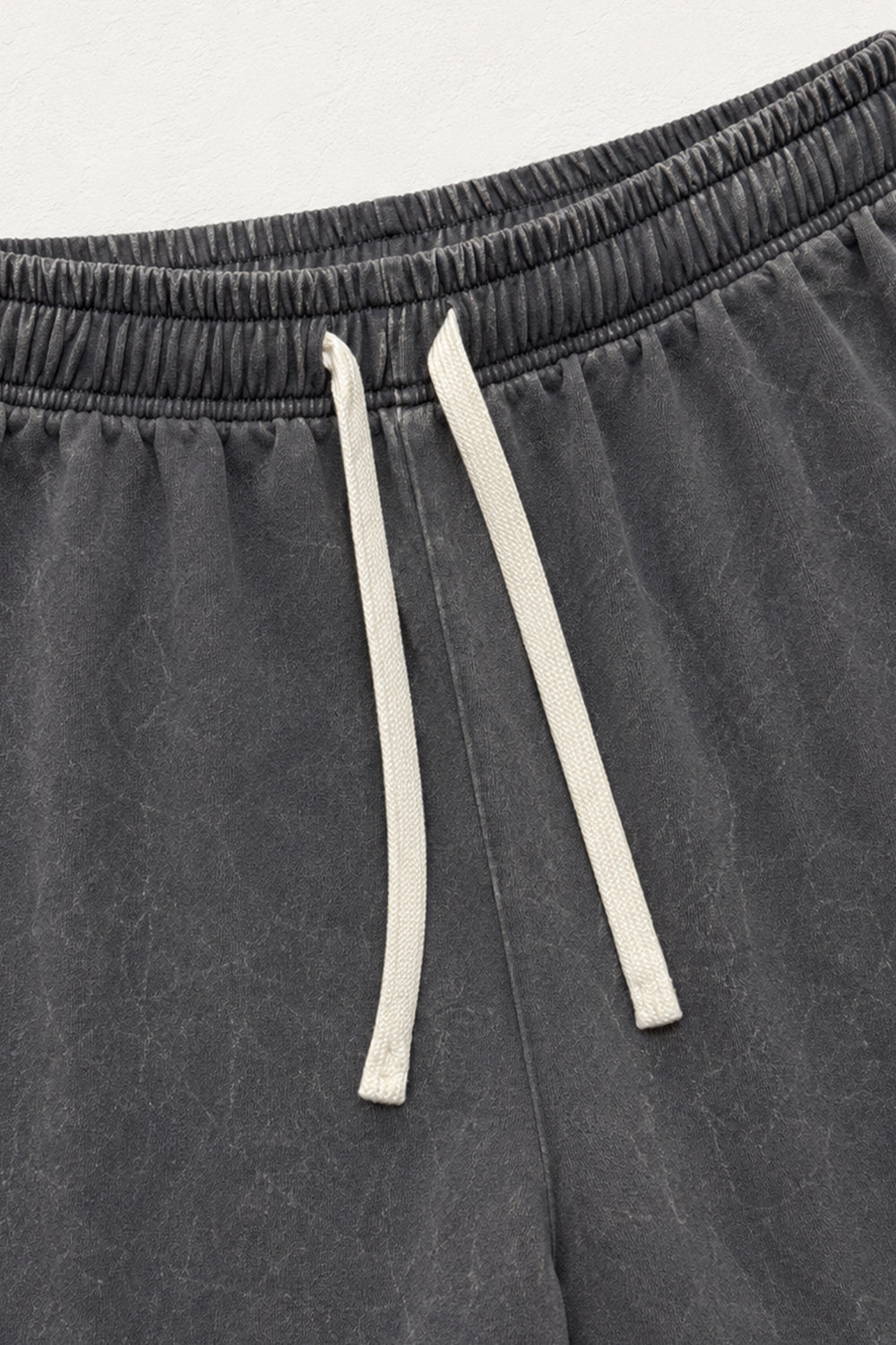 Loose Fit Comfort Joggers - Washed Black
