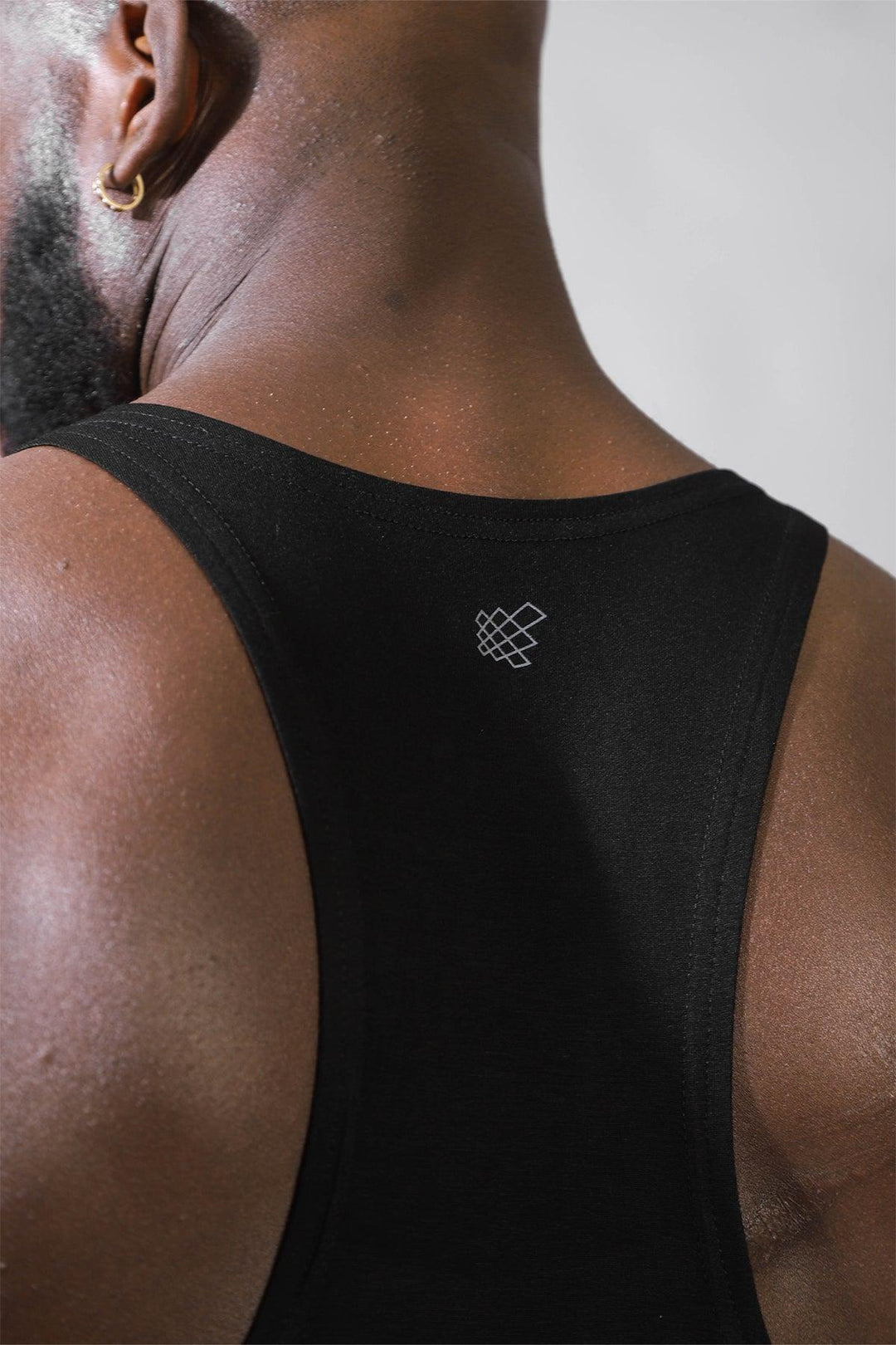 Classic Bodybuilding Racerback Stringer - Premium Black - Jed North