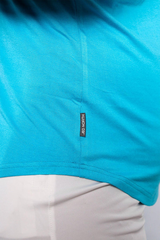 Classic Bodybuilding Racerback Stringer - Sky Blue