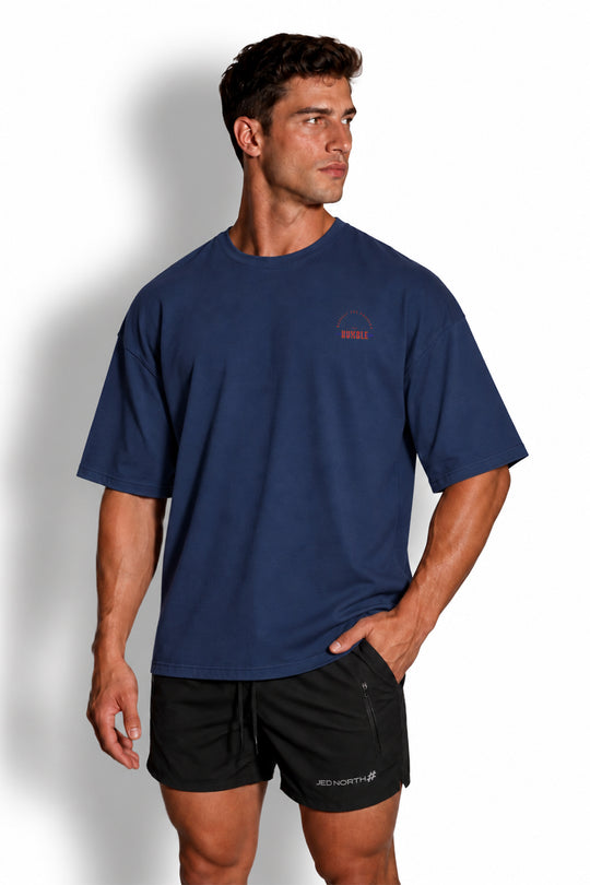 Energy Oversized T-Shirt - Humble Logo Navy