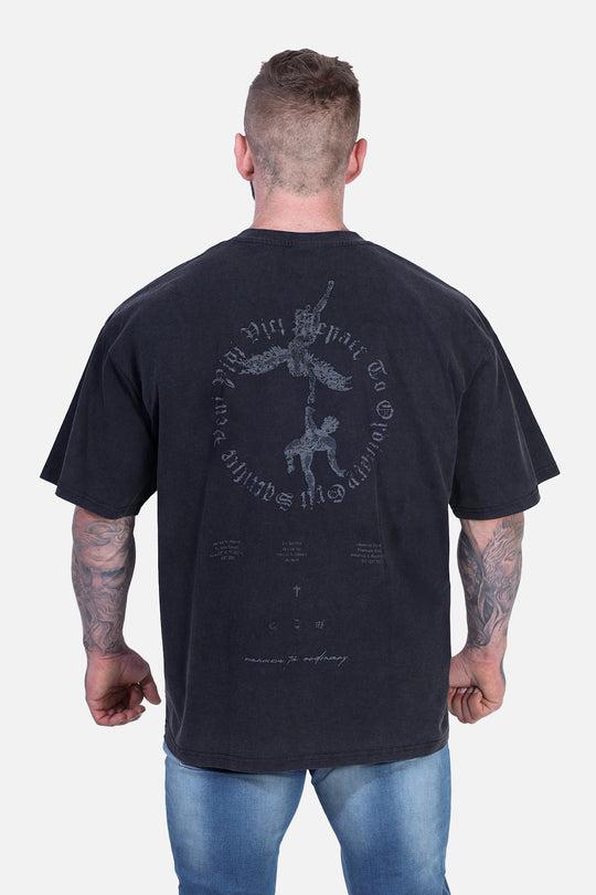 Vintage Oversized T-Shirt - Guardian Angel