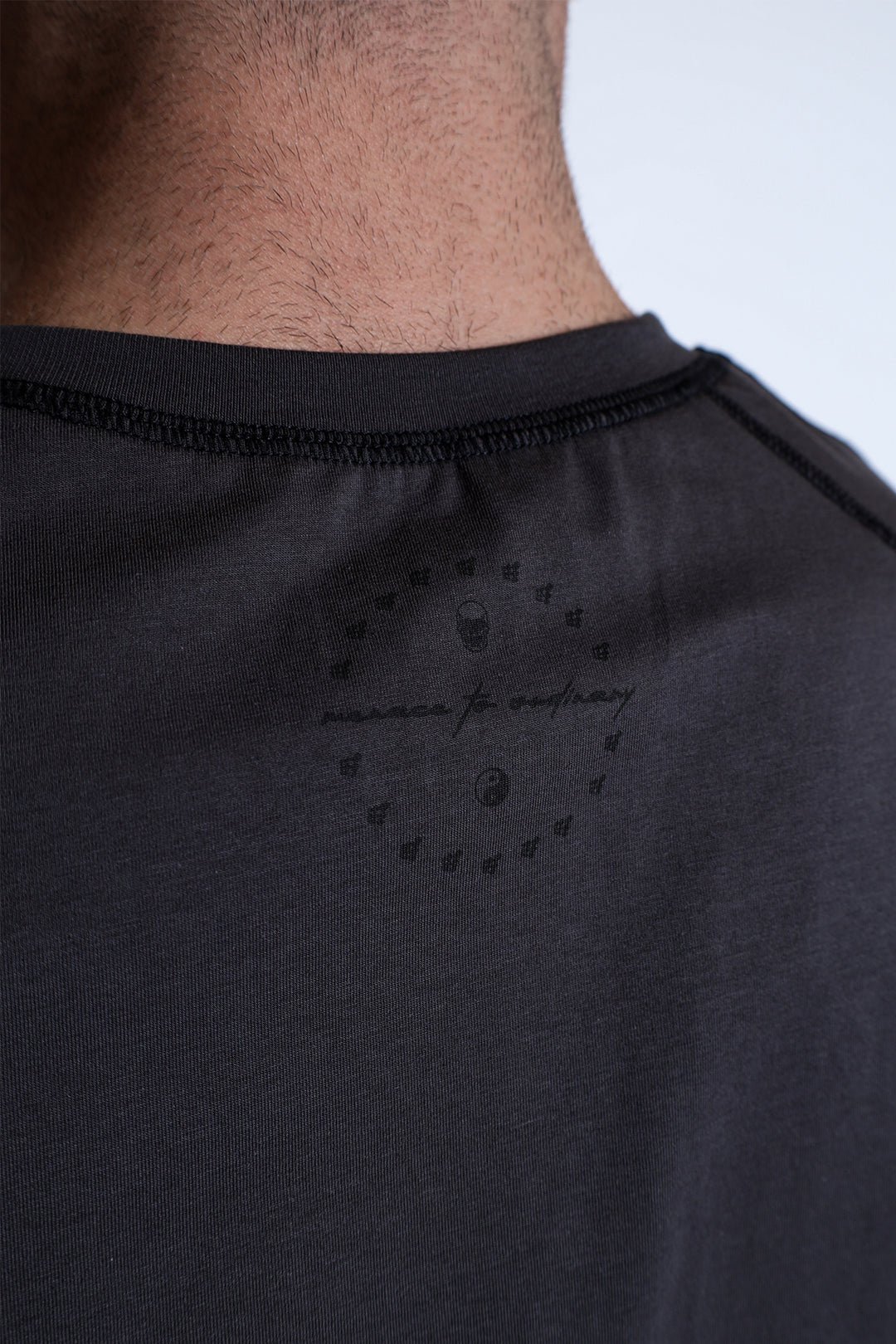 Raglan Sleeveless Tank Top - Dark Gray