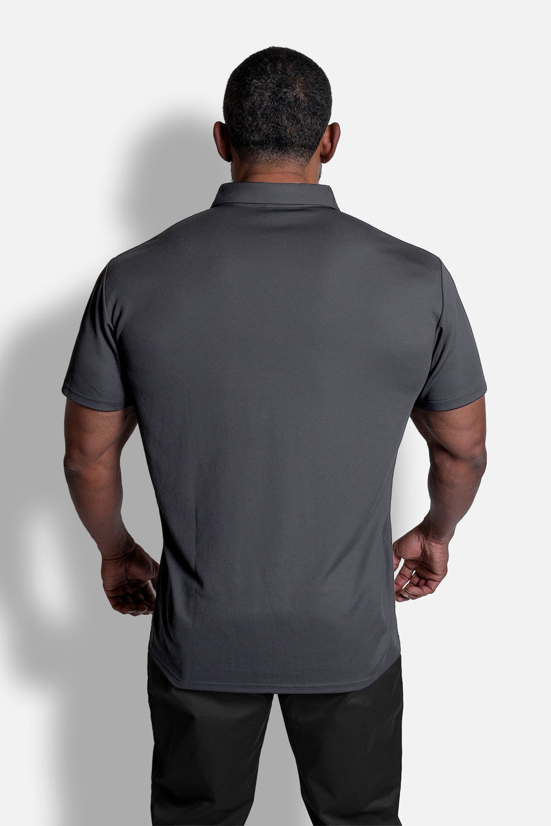 Fast-Dry Polo T-Shirt - Dark Gray