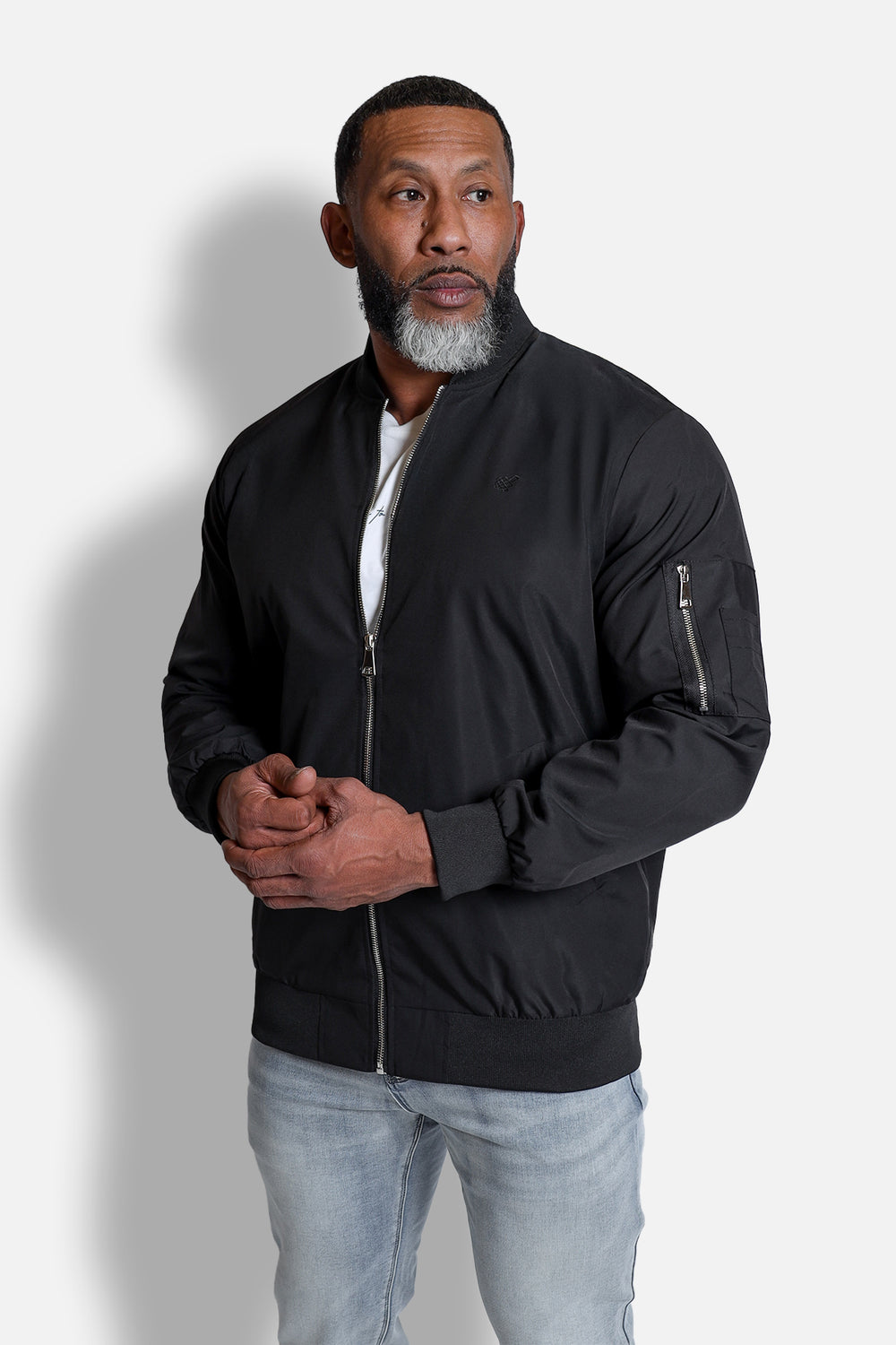 Northbound Water Resistant Bomber Jacket - Black