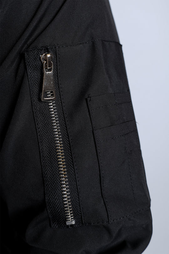 Men's Premium Bomber Jacket - Black