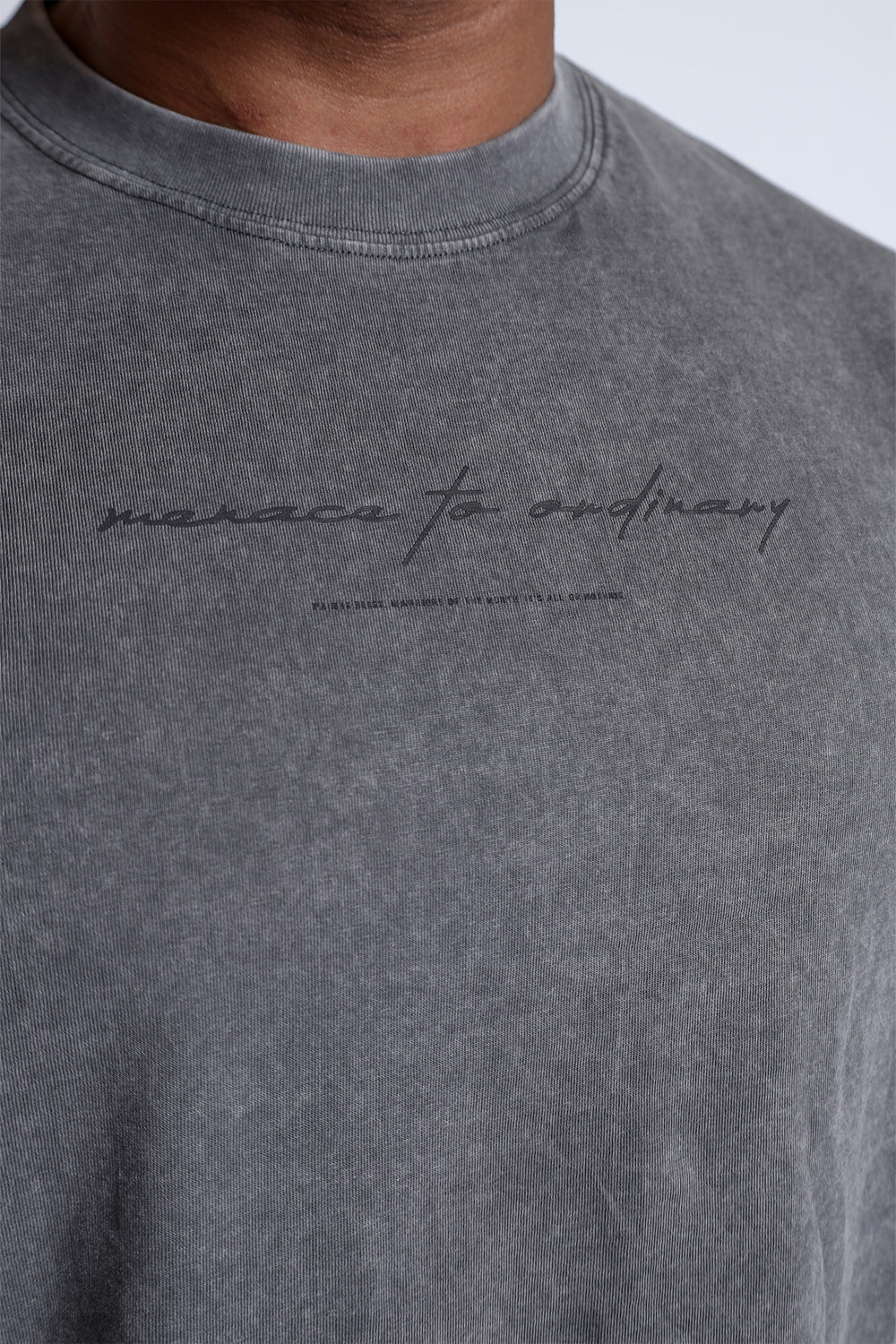 Vintage Wash Long Sleeve T-Shirt - Storm Gray