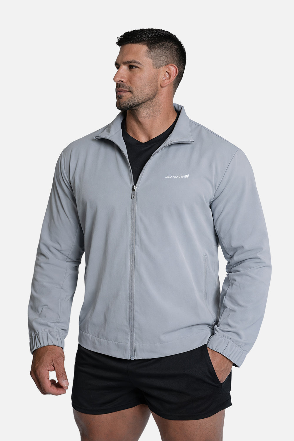 Full-Zip Training Jacket - Silver