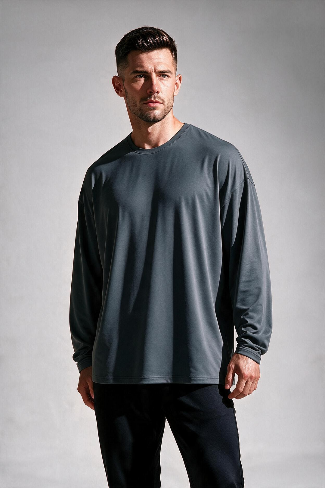 Base Performance Long Sleeve T-Shirt - Dark Gray
