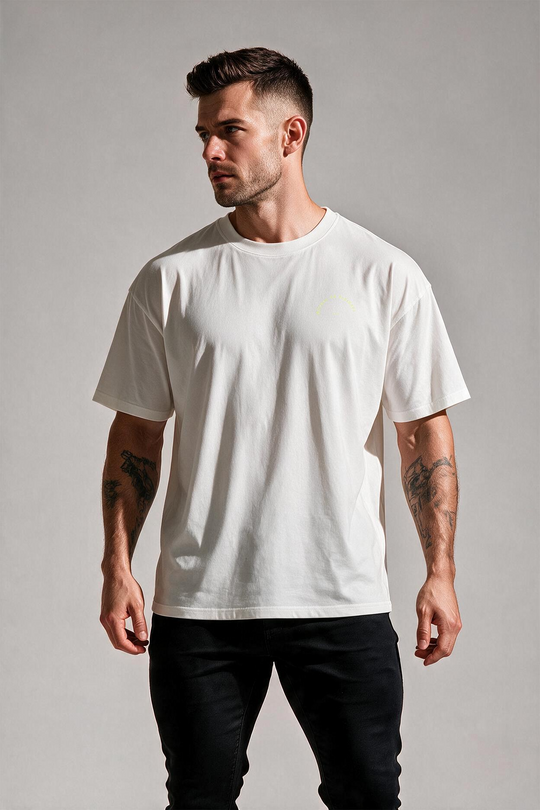 Back to Basics Casual Tee - Polar White