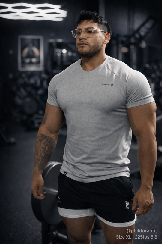Titan 2.0 Muscle-Fit T-Shirt - Heather Gray