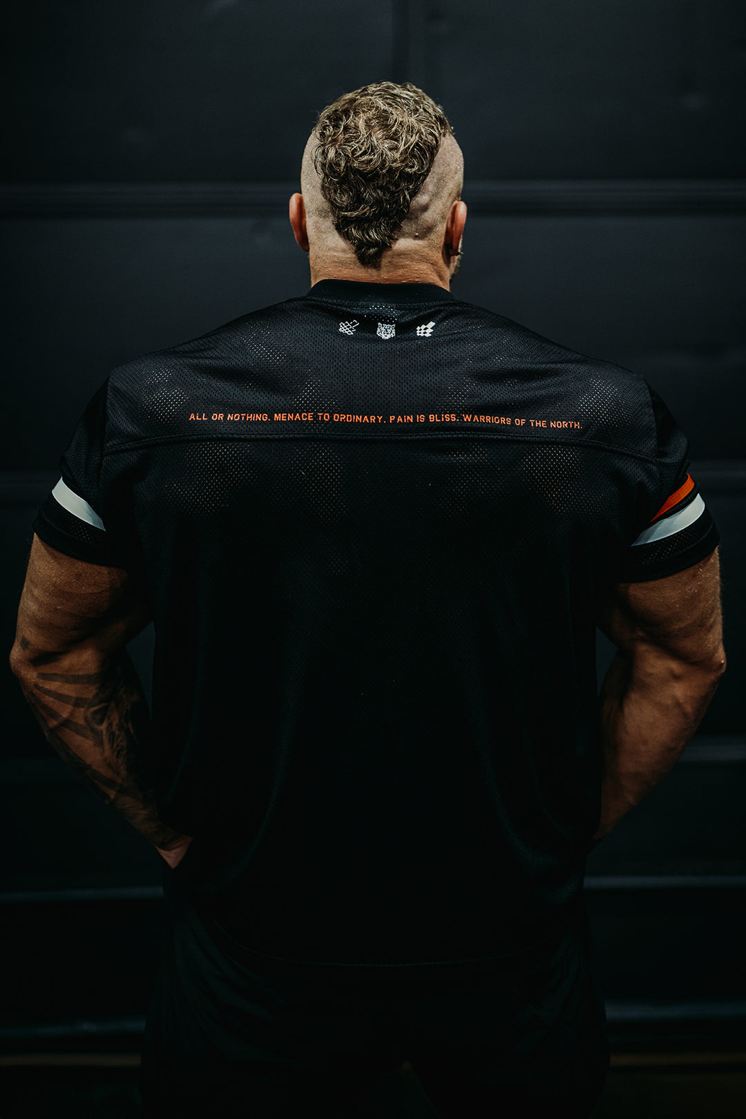 Jed North Warrior V-Neck Jersey - Black