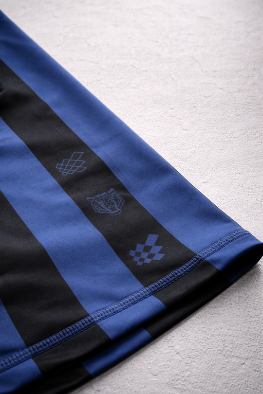 Retro Bodybuilding Shorts - Black & Navy