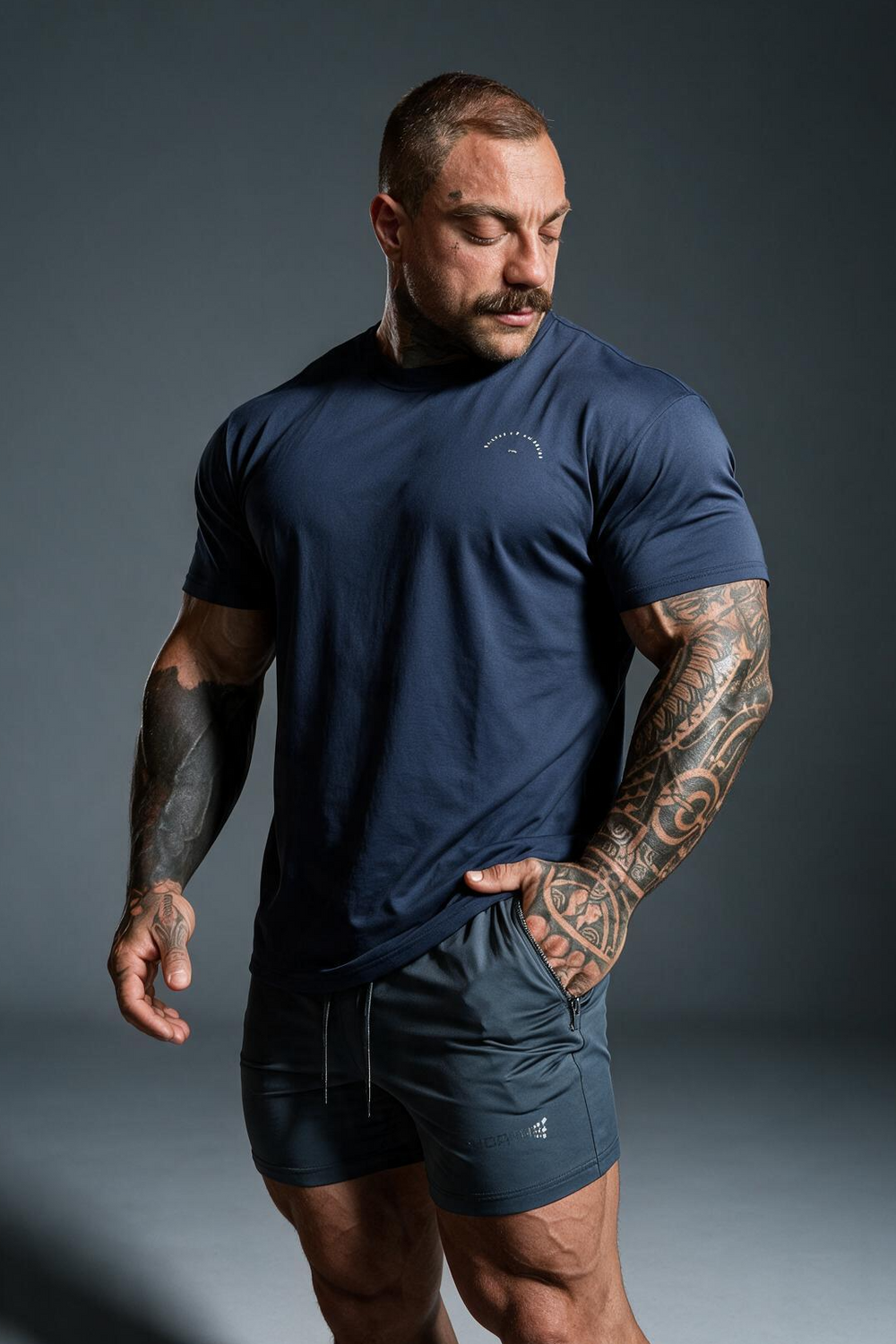 Built Basics Tee - Navy Blue